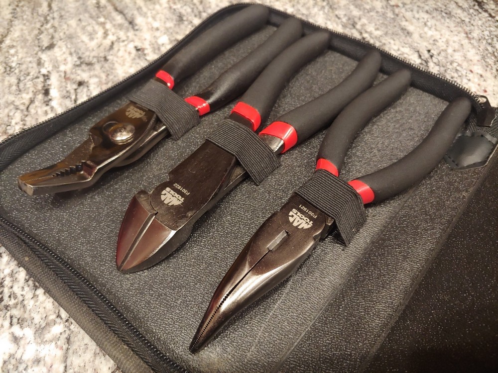 Mac Tools 3pc Pliers / Cutter / Needle Nose Set