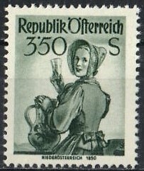 Austria Stamp 552  - Lower Austria costume