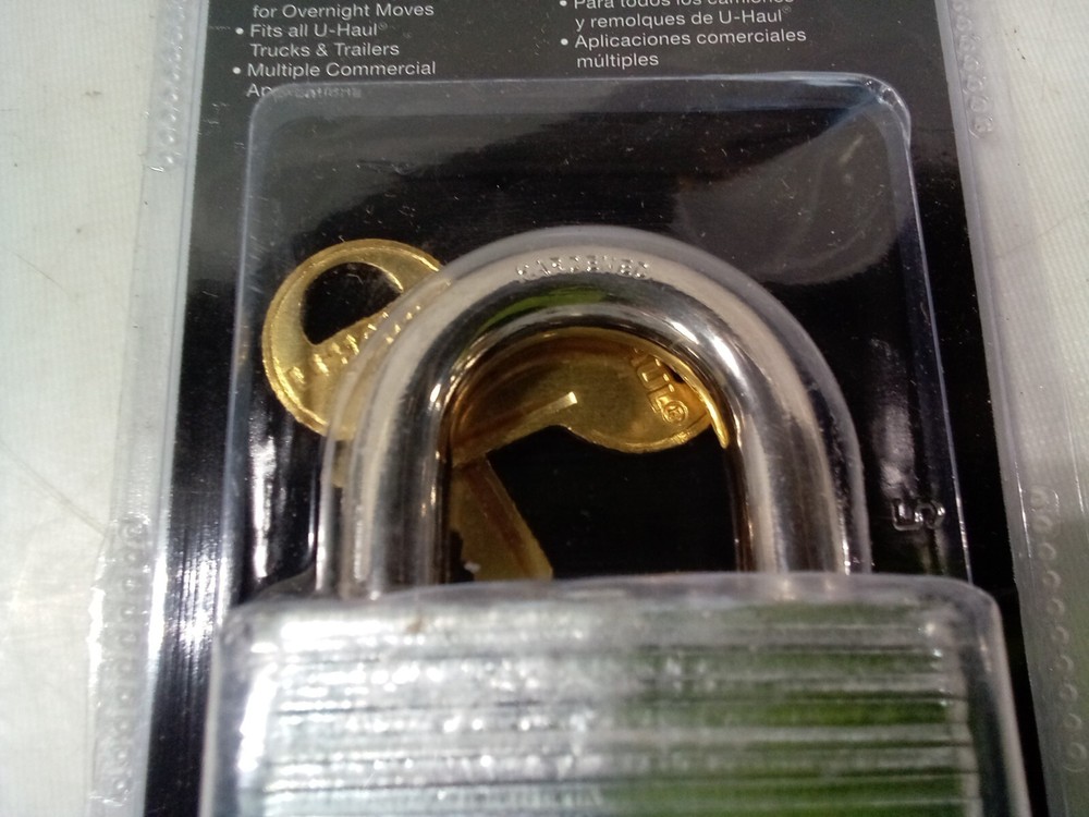 U Haul MOVER'S PADLOCKS 2" Laminated Steel - NEW
