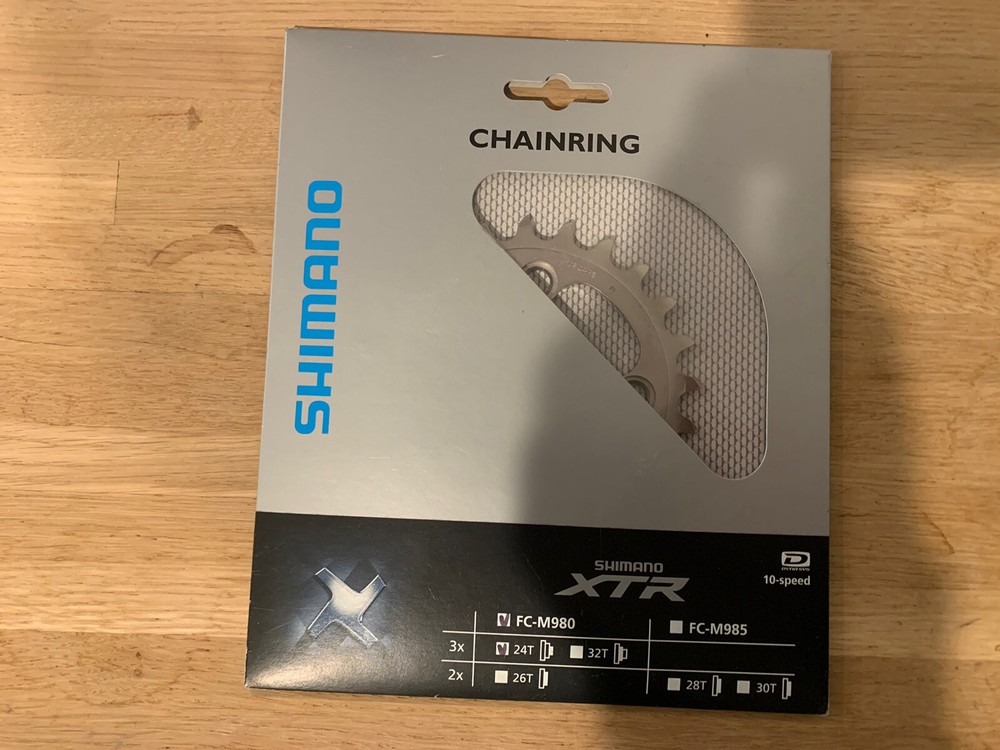 shimano xt 64 MM BCD 4 Bolt 24T AE