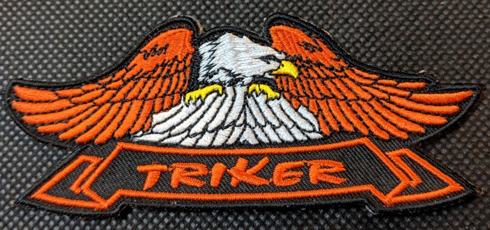 Triker Eagle Embroidered Biker Patch