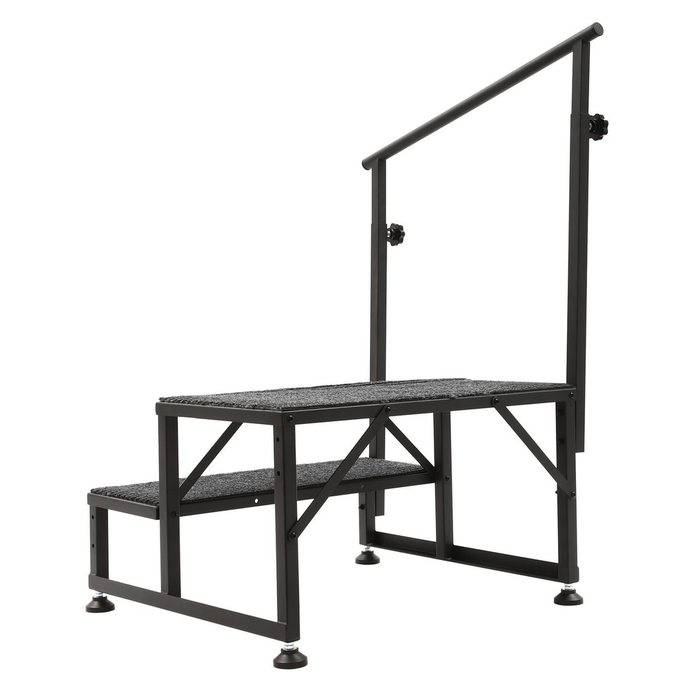 2-Step Ladder with Handrails for Pool and Home Use, Durable & Stable