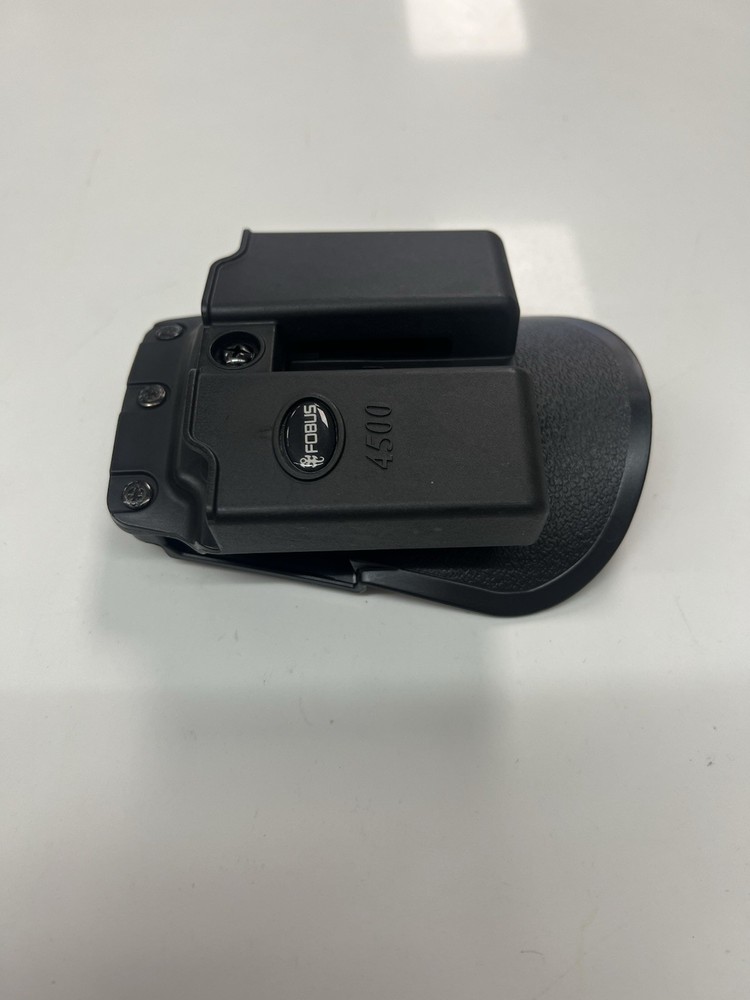 Fobus 4500 Evolution Double Mag Pouch for 1911 & .45 , Black