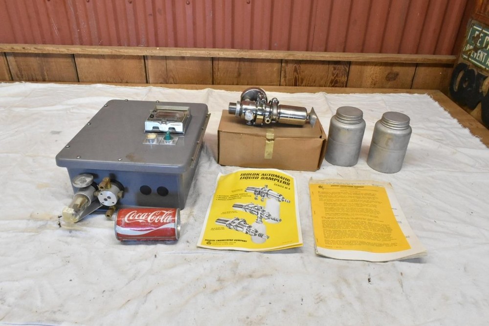 Nice Vintage Stainles Isolok M-4 Automatic Liquid Samplers Paint Sprayer System