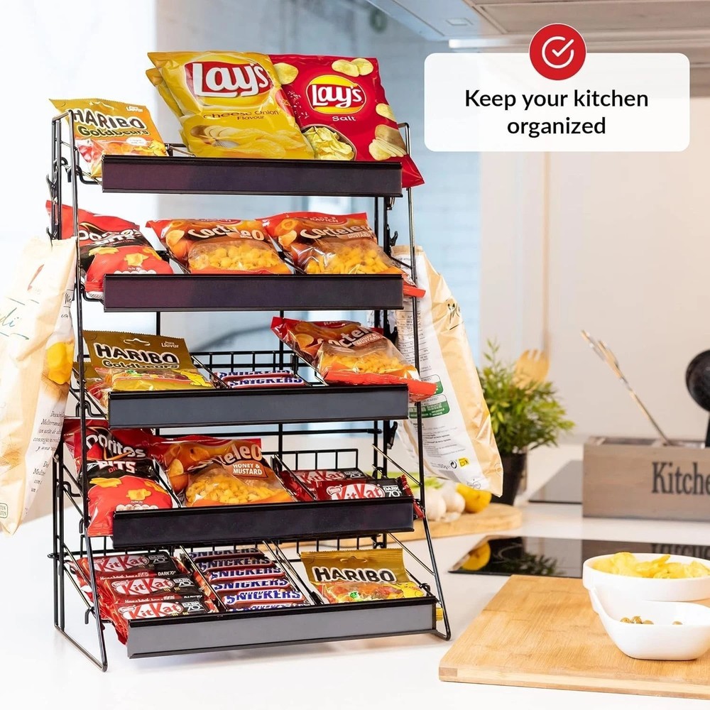 Merchandising Shelf for Snacks