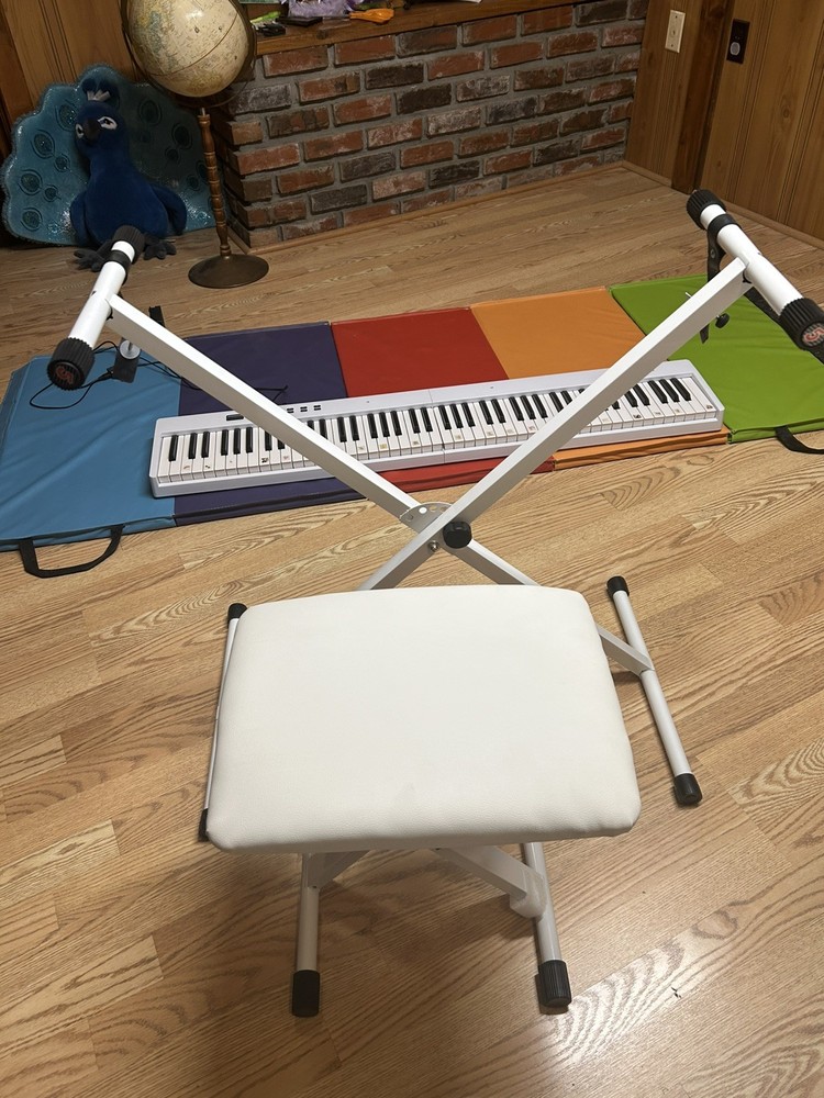 Adjustable 5-Core Piano Bench Keyboard Stool