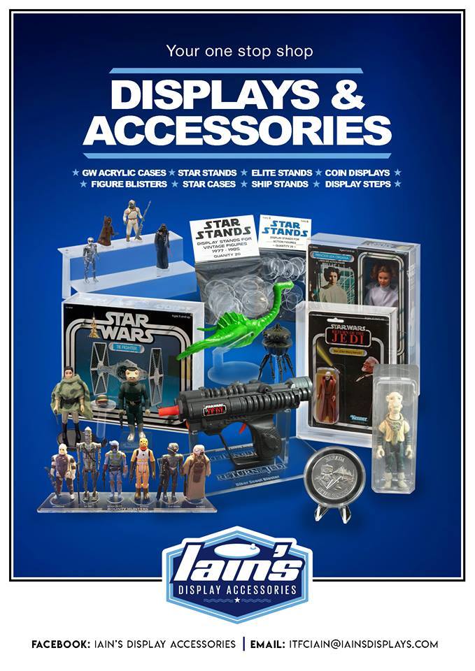 Star Wars Action Figure Blister Case Lot (100) Protective Small Stackable Cases