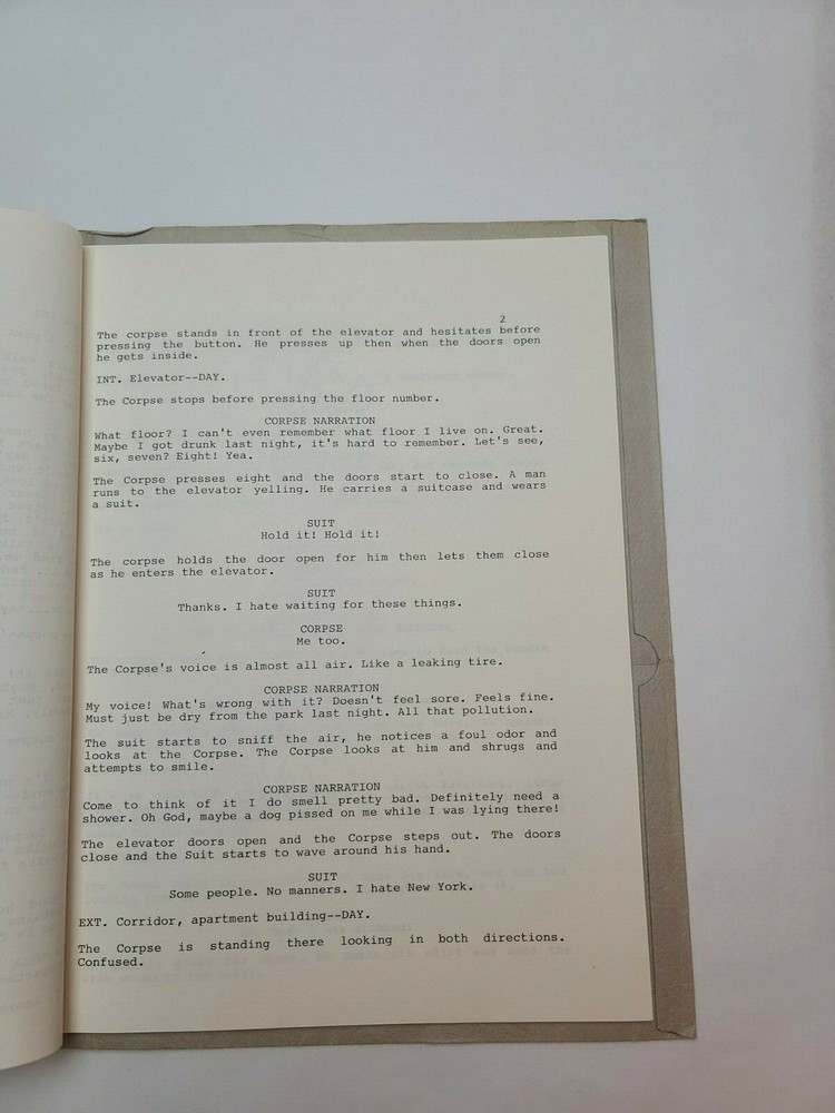 CHRIS, WADE,& ROBERT / George W. Craig 1990 Unproduced First Draft Screenplay