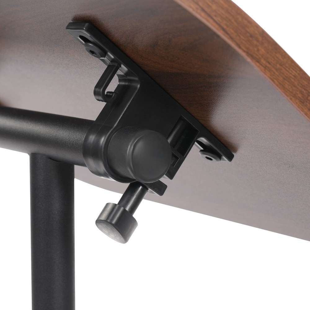 C-shaped Side Table Small Freestanding Coffee Table Height Adjustable Side Table