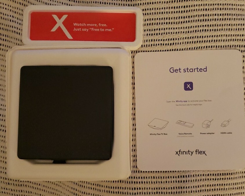 XFINITY Flex 4K UHD Streaming TV Box & Voice Remote HDMI Cable