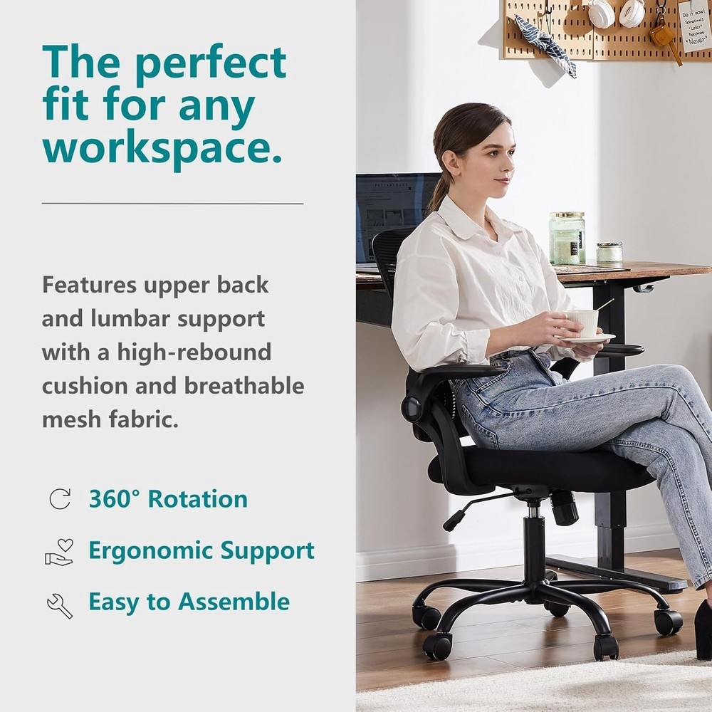 Executive Ergonomic Office Chair with Comfortable Lumbar Support - Modern Design