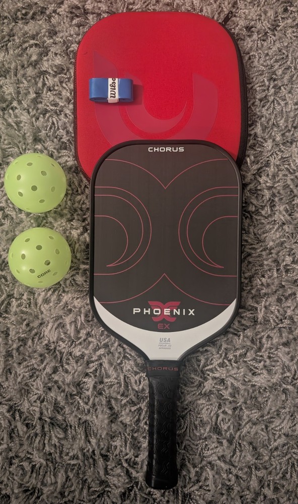 Chorus Phoenix Elongated Pickleball Paddle Power Bundle