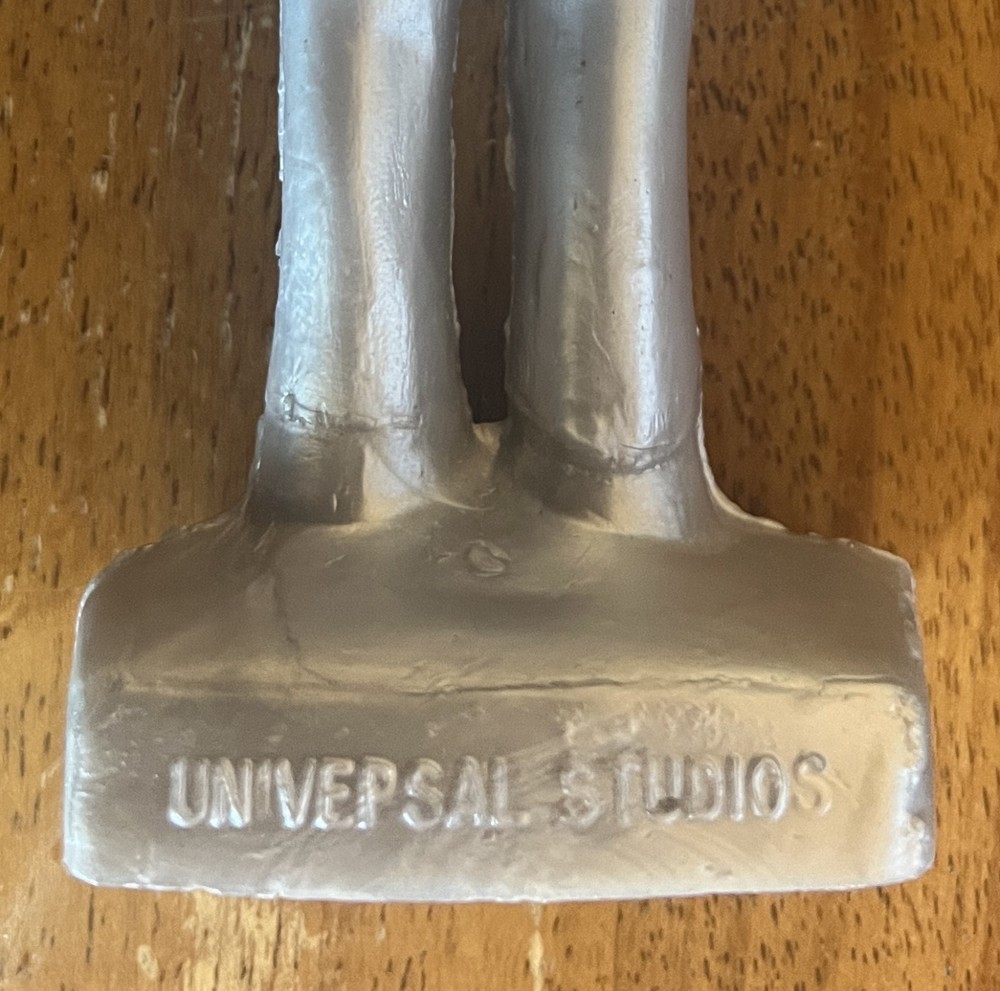 Mold-A-Rama Frankenstein Standing Statue - Shiny Silver - Universal Studios