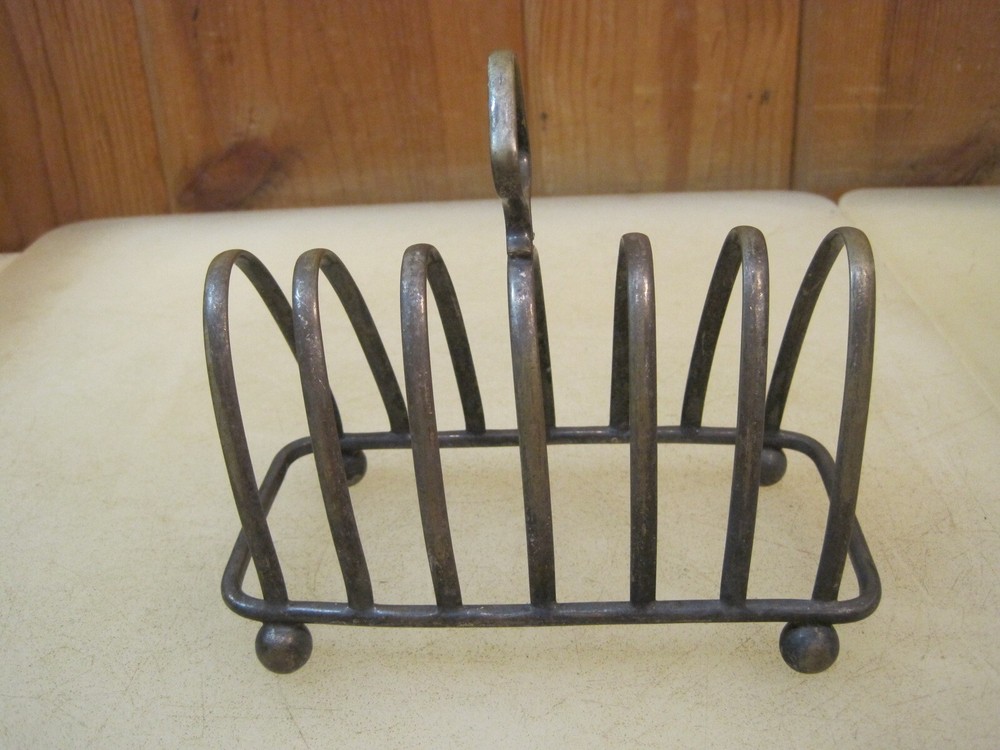 Antique Victorian Silver Toast Rack B7815