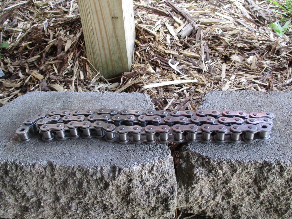 ANSI 50SS CHAIN APPROX 30 IN STAINLESS STEEL ROLLER CHAIN