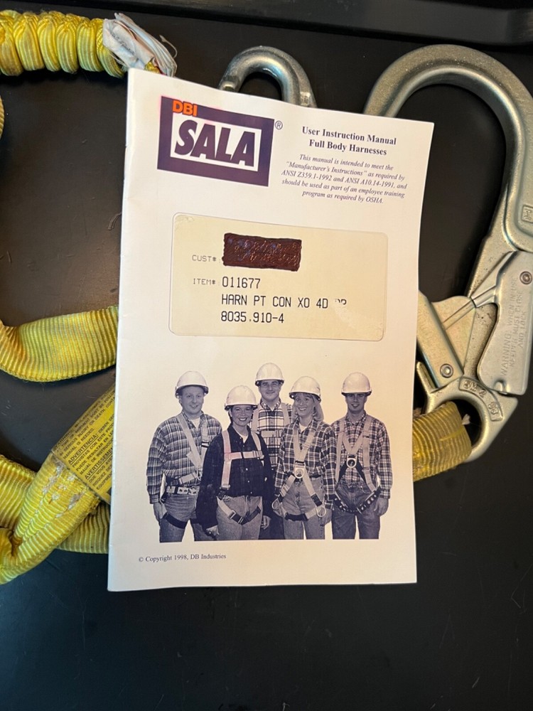 Dbi-sala Safety harness with extras
