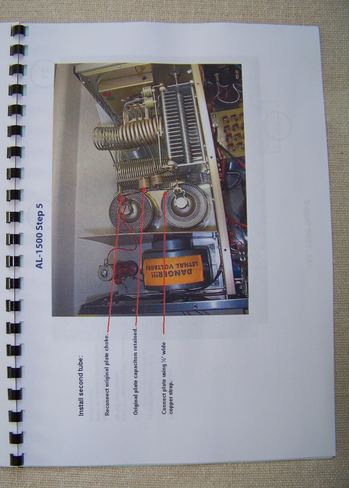 AMERITRON AL-1500 Amplifier Manual & Upgrades