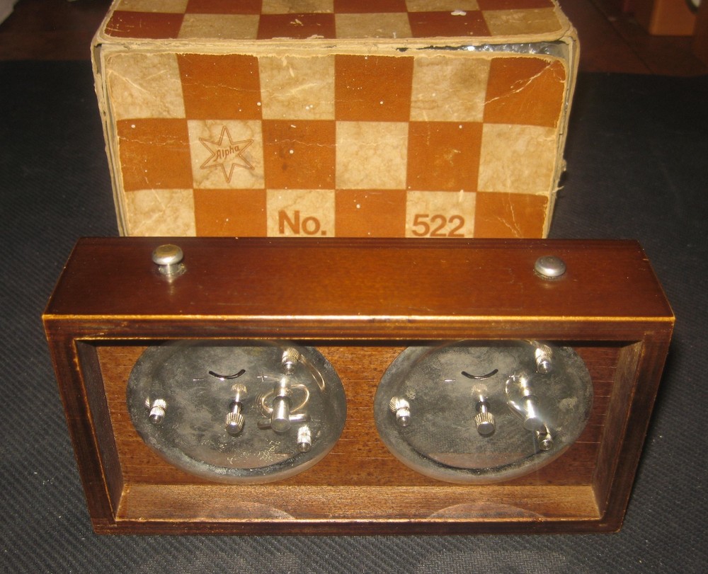 Vintage Alpha German Chess Clock Timer Model # 522
