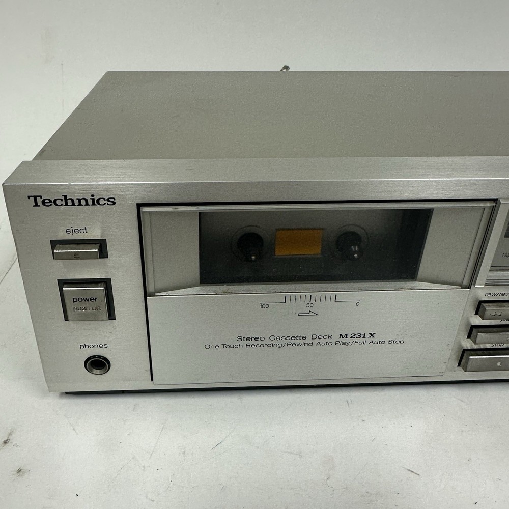 Vintage Quality Technics RS-M231X Single Cassette Deck Dolby