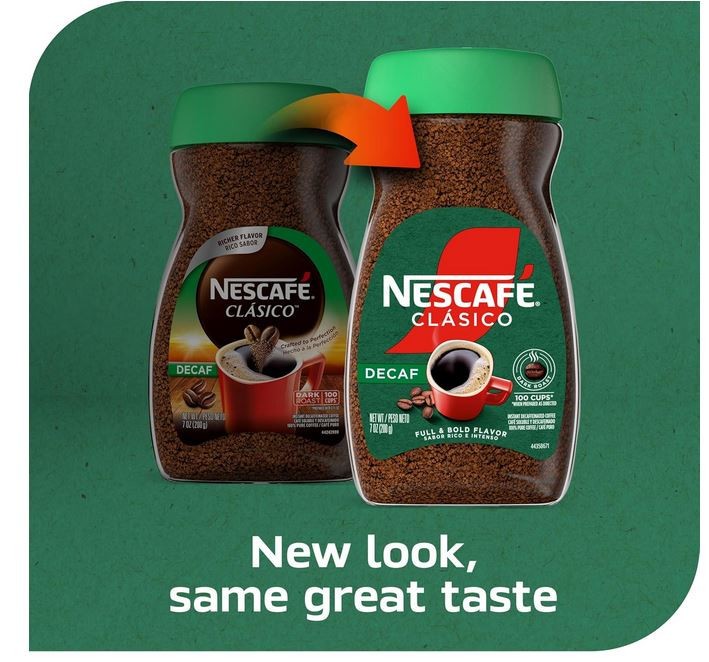 Nescafe Clasico Decaf, 7 Ounce Jar