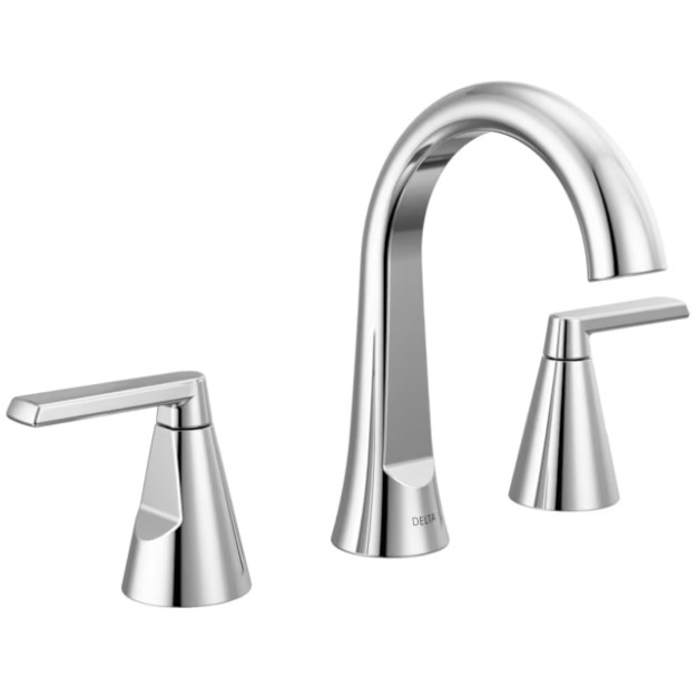Delta Sparrow Widespread 2-Handle Bathroom Faucet with Drain _Chrome, WaterSense