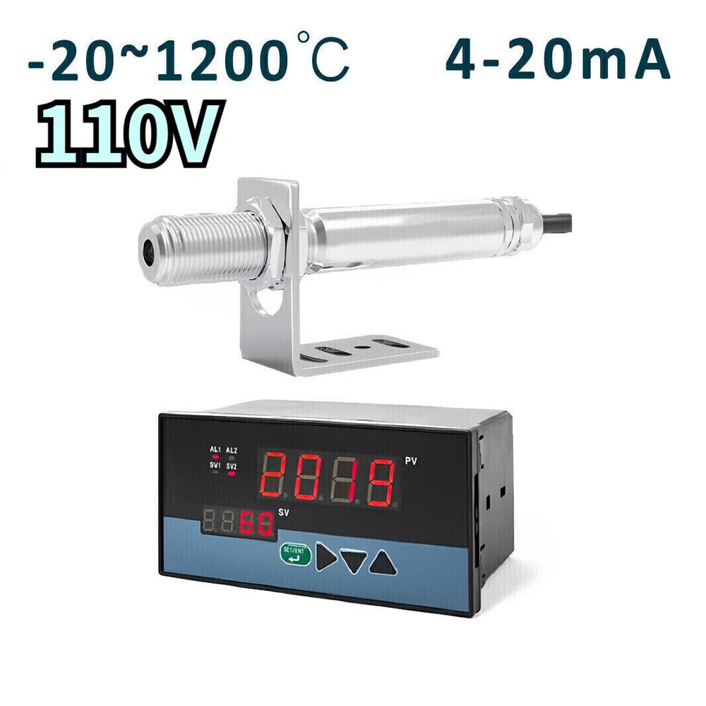 Temperature 110V Industrial Controller Infrared Non-contact Thermometer Sensor