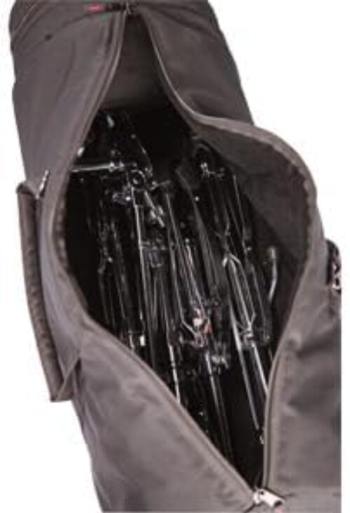 Lightweight Adjustable 14" x 36" Drum Hardware Case for Easy Transport