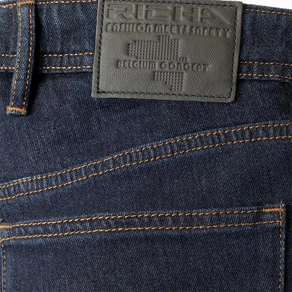 Richa Motorcycle Jeans Carter Dark Blue AA Level 2 Short