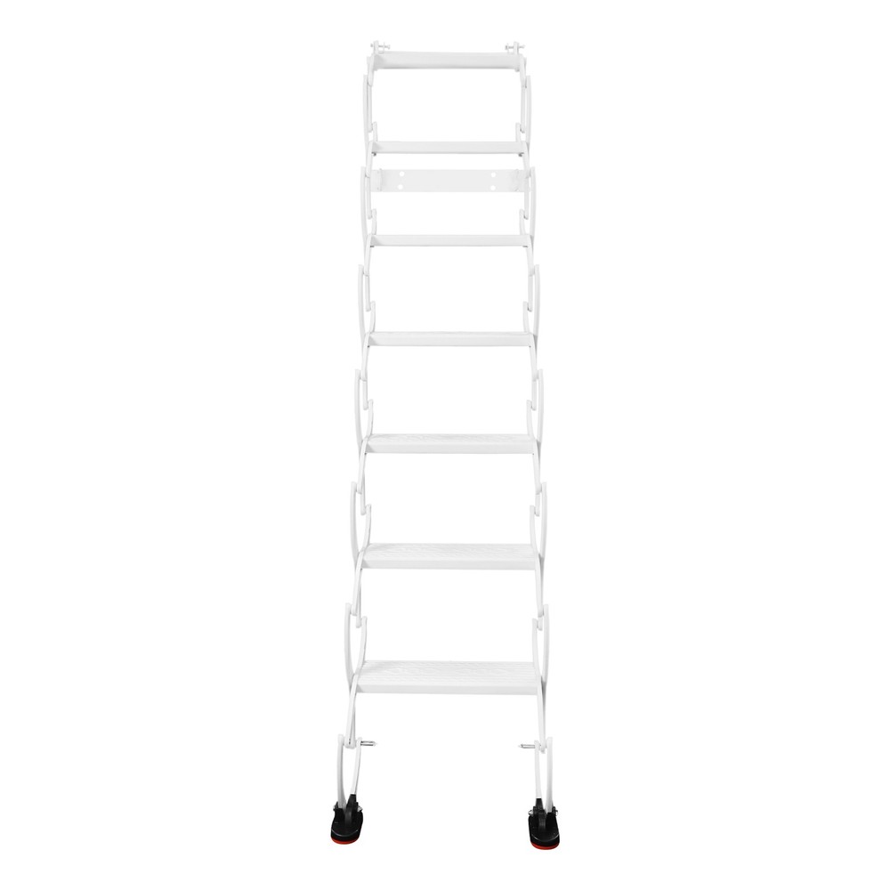Retractable Pull-Down Attic Ladder -68.9" Wall Mounted Folding Loft Ladder Stair