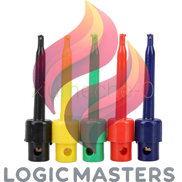 20pcs Large Size Round Single Hook Clip Test Probe for Electronic Testing NEW