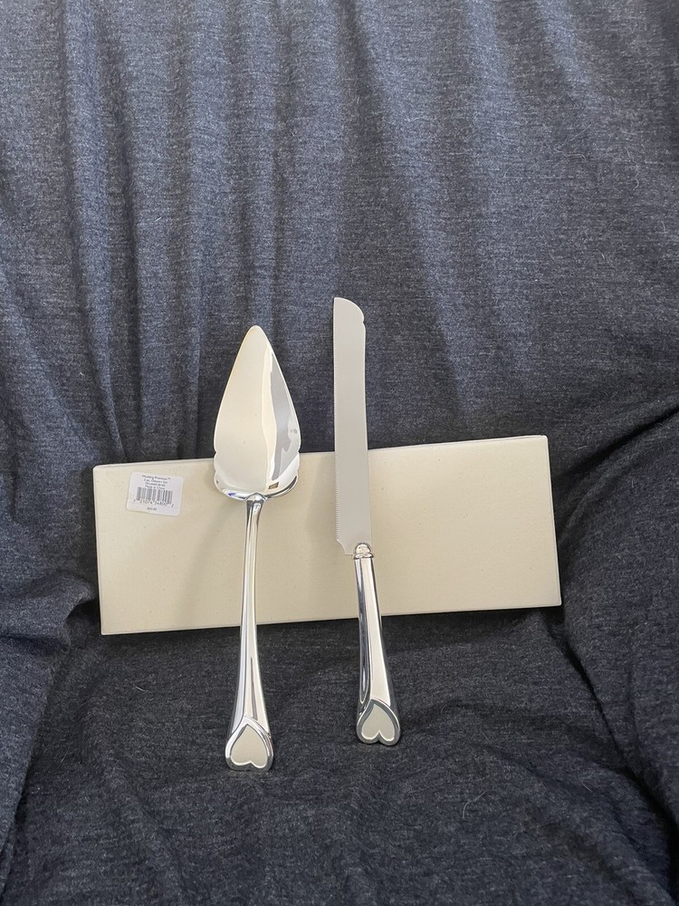 Vintage Lenox Wedding Promises 2 pc. Dessert Set