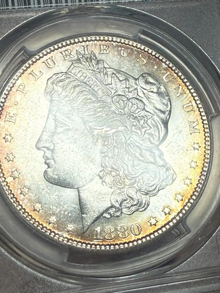 1880 S Morgan Silver Dollar PCGS MS-65