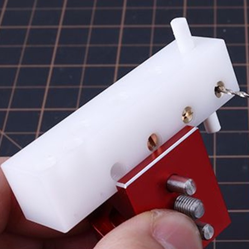 Vertical Centering Jig Drilled Rod Alignment Block For Model Making Model