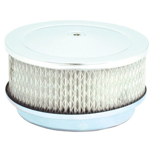 Performance (4780) 6-3/8" x 2-1/2" Chrome Air Cleaner