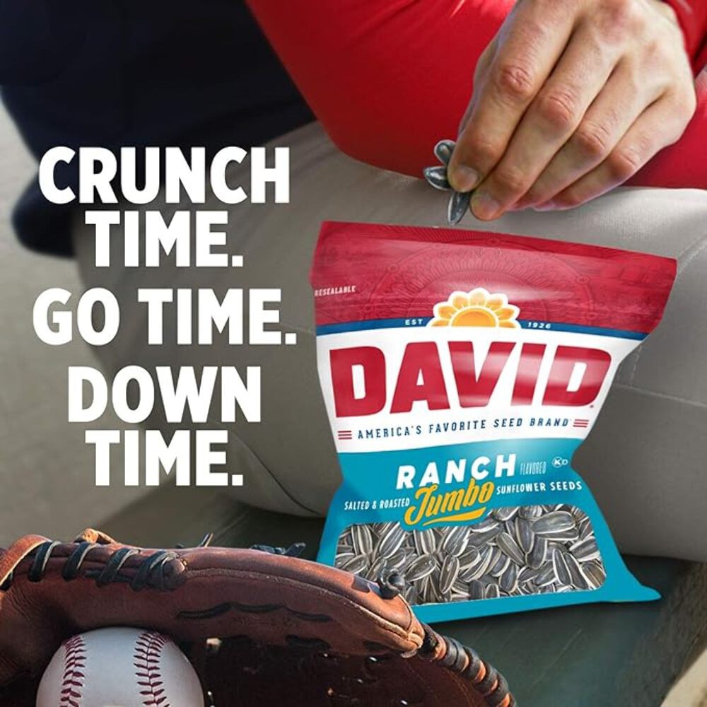 DAVID Jumbo Sunflower Seeds - Ranch - 3.75oz