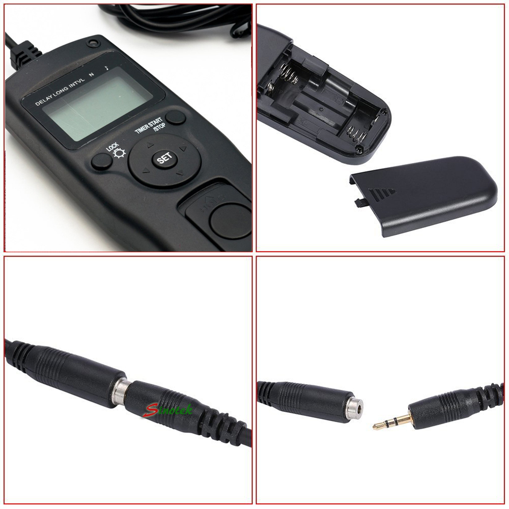 Intervalometer Timer Remote Control Shutter for Canon 7D 5D 5DII 5DIII 5D2 5D3