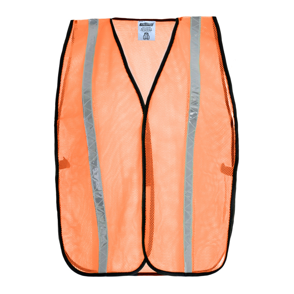 BULK Emergency Preparedness Orange Safety Vests 10 pack or 50 pack
