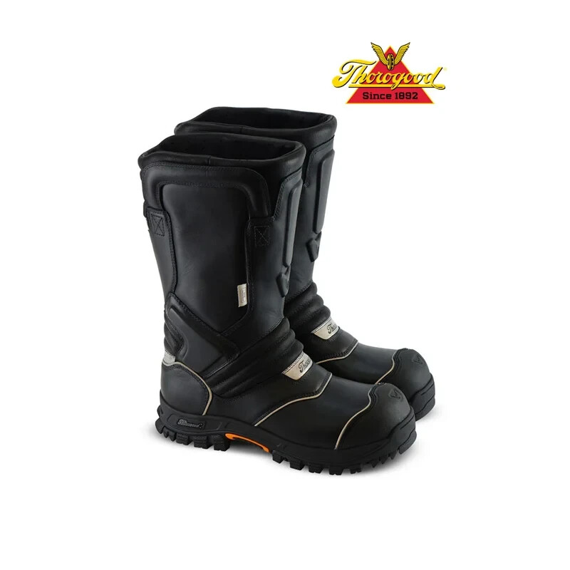 QR14™ –14" Pull-On Leather Structural Thorogood Boot (Size: 13.5W)