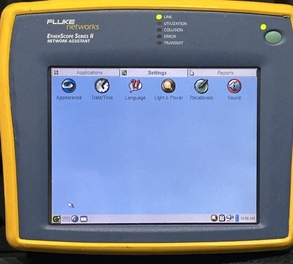 Fluke EtherScope Series II , Network Assistant ES2-PRO-I W/Case,charge&keyboard