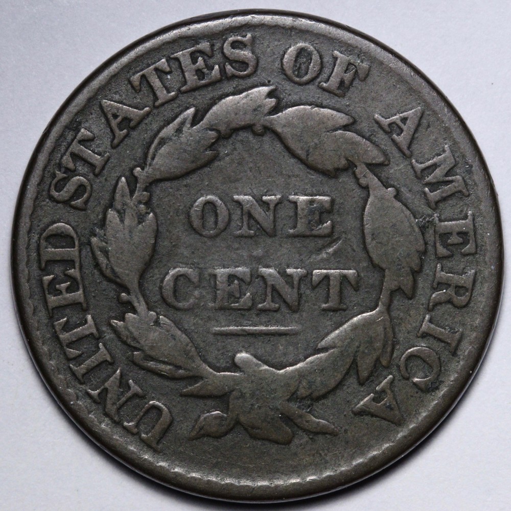 1826 Coronet Head Large Cent VG E104 DJNM
