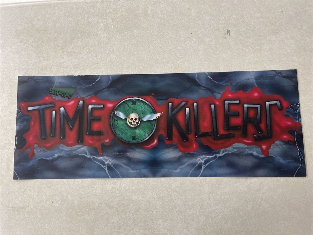 Time Killers Arcade Marquee Strata Original
