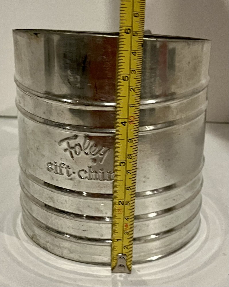Vintage Foley sift chine Single screen flour sifter