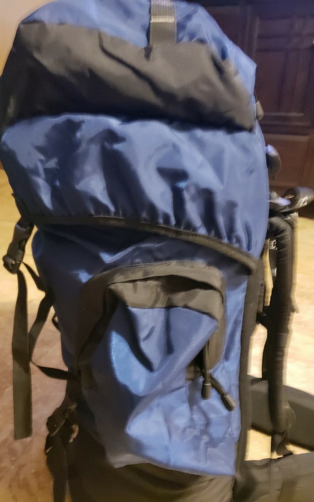 Camp Trails Blue Large Hiking Backpack Adjustable Trail Bag