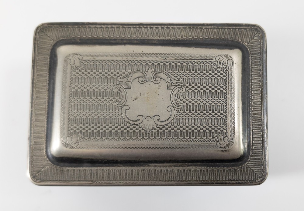Antique Krupp Berndorf German Silverplate Etrog Sugar Box