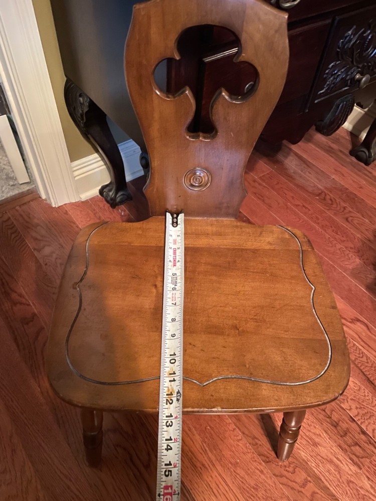 Mid Century Tyrolean Accent Chair, Saddle Clover
