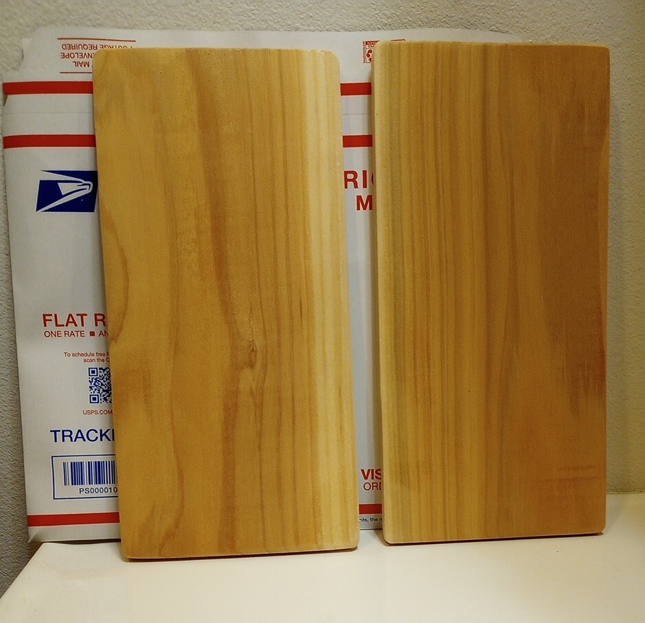 Cedar Sign Board Blanks 11" x 5.25" Sanded & Prepped Ships With 2 Project Boards
