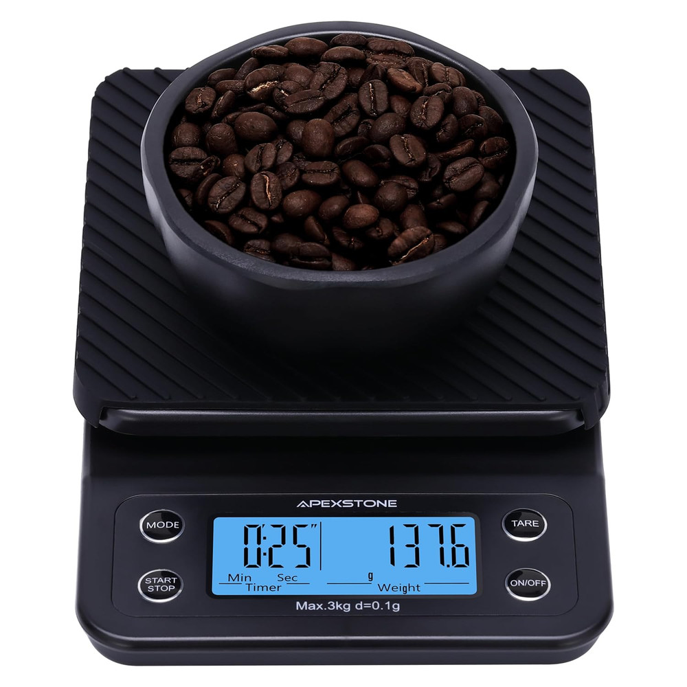 Coffee Scale with Timer Small, Apexstone Espresso Scale with Timer Small, Espres