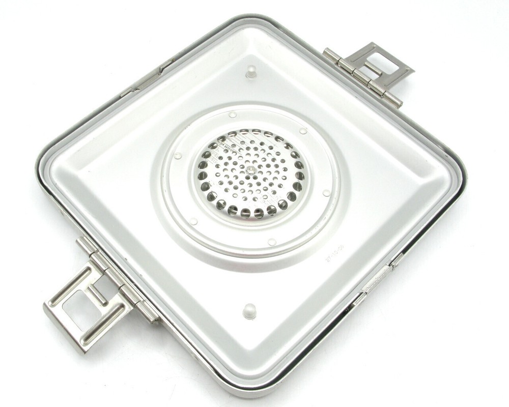 Steriset Half-Size Sterilization Container, 10x10x7