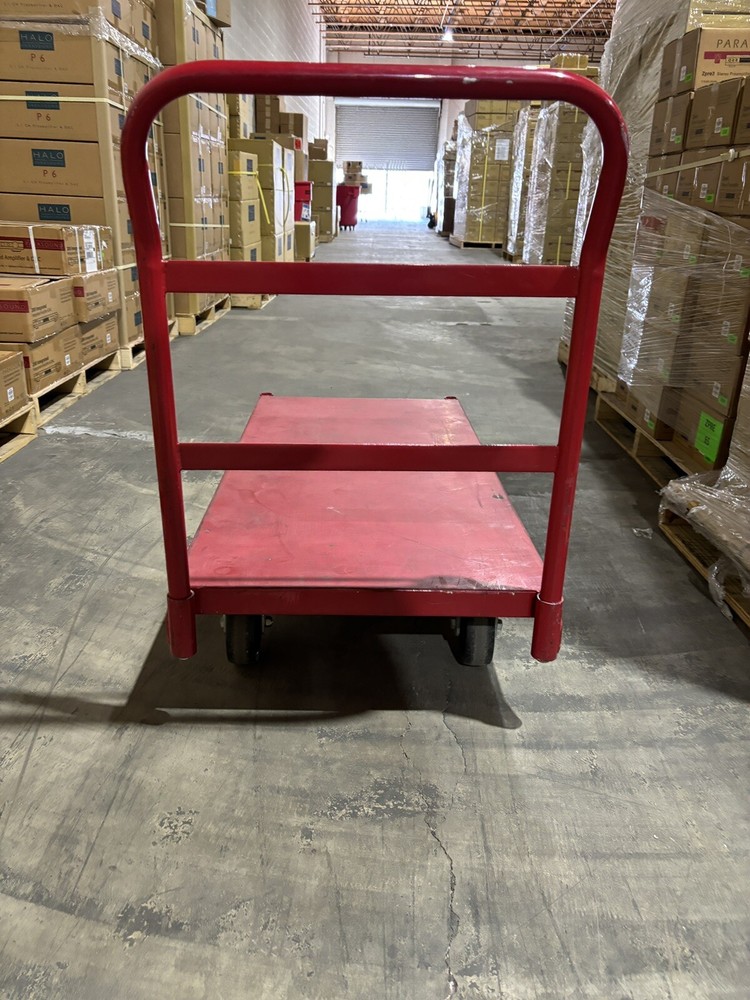 Uline Red Inventory Cart
