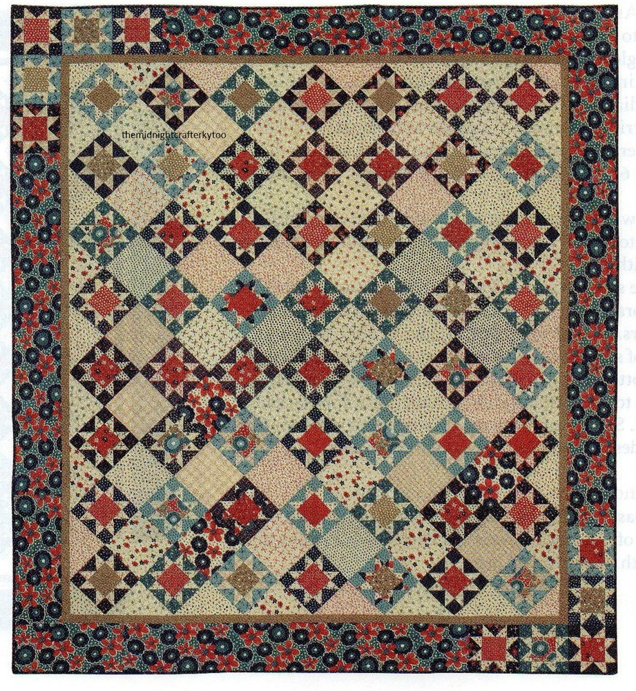 Summer Stars Quilt Pattern Pieced SE